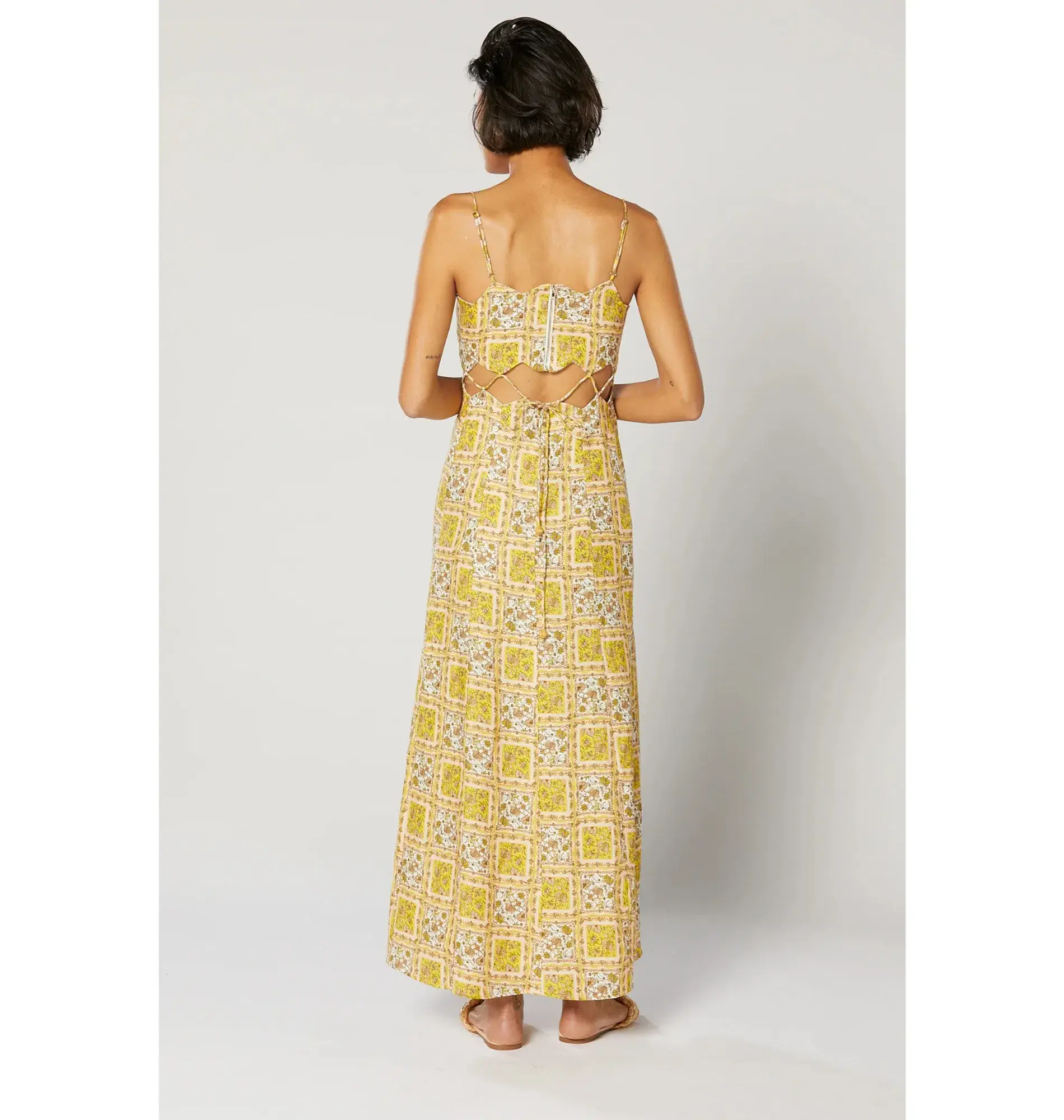 Winona Sloane Scallop Dress Floral Size AU 12  - Image 3