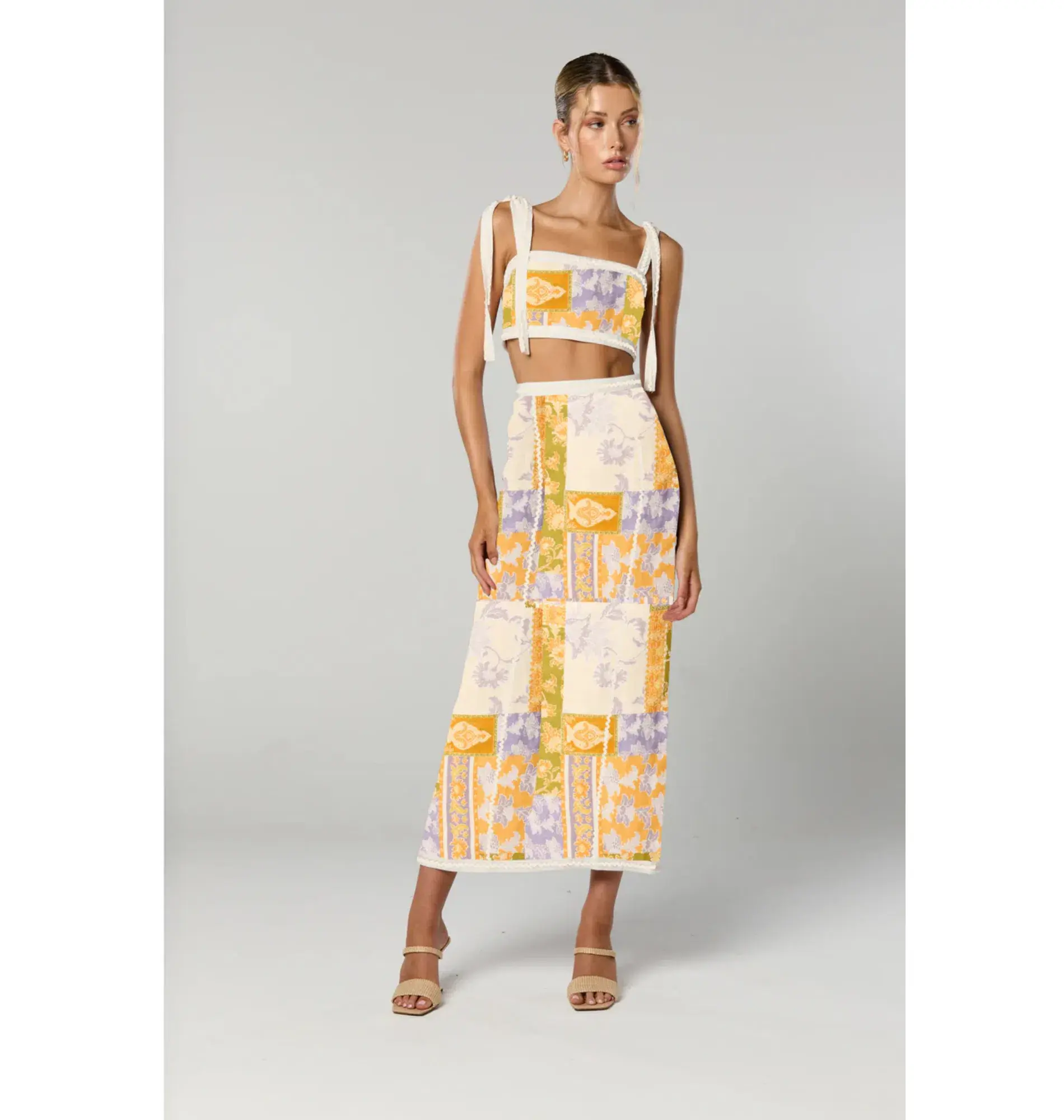 Winona Billie Crop and Skirt Set Print Size AU 10 - Image 1