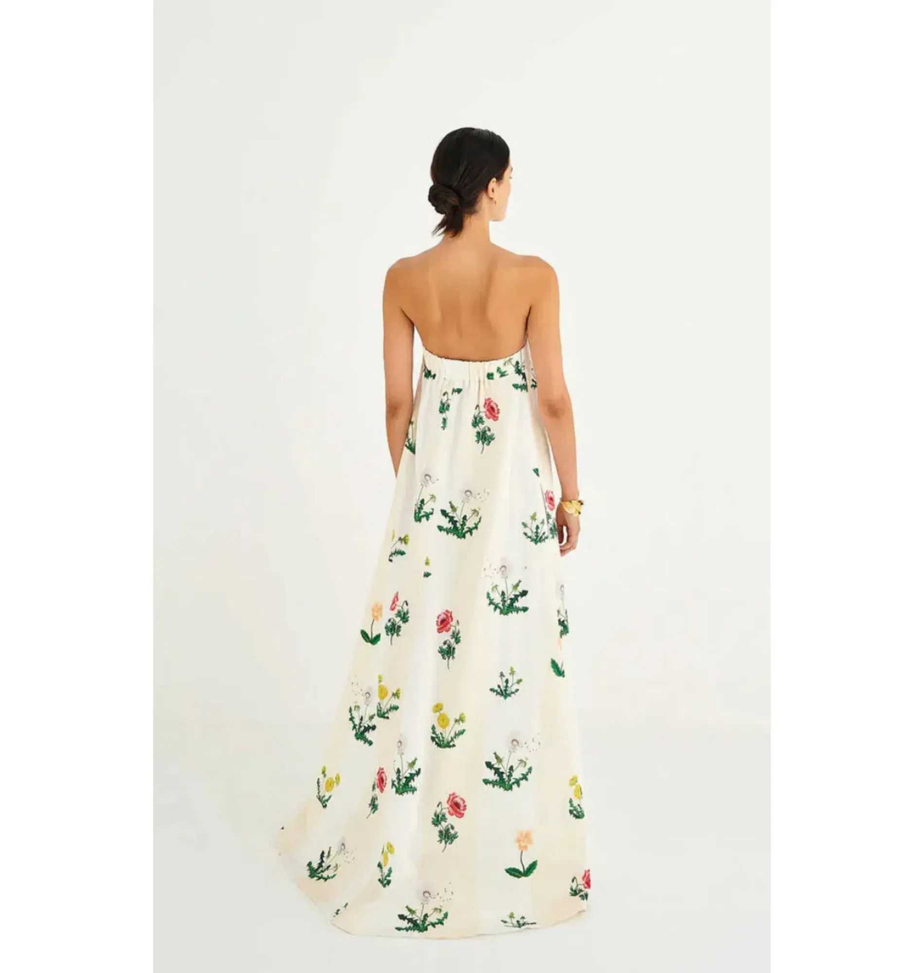 Oroton  Rosebud Gown in Antique White Size AU 12 Adrienne Cleary - Image 4