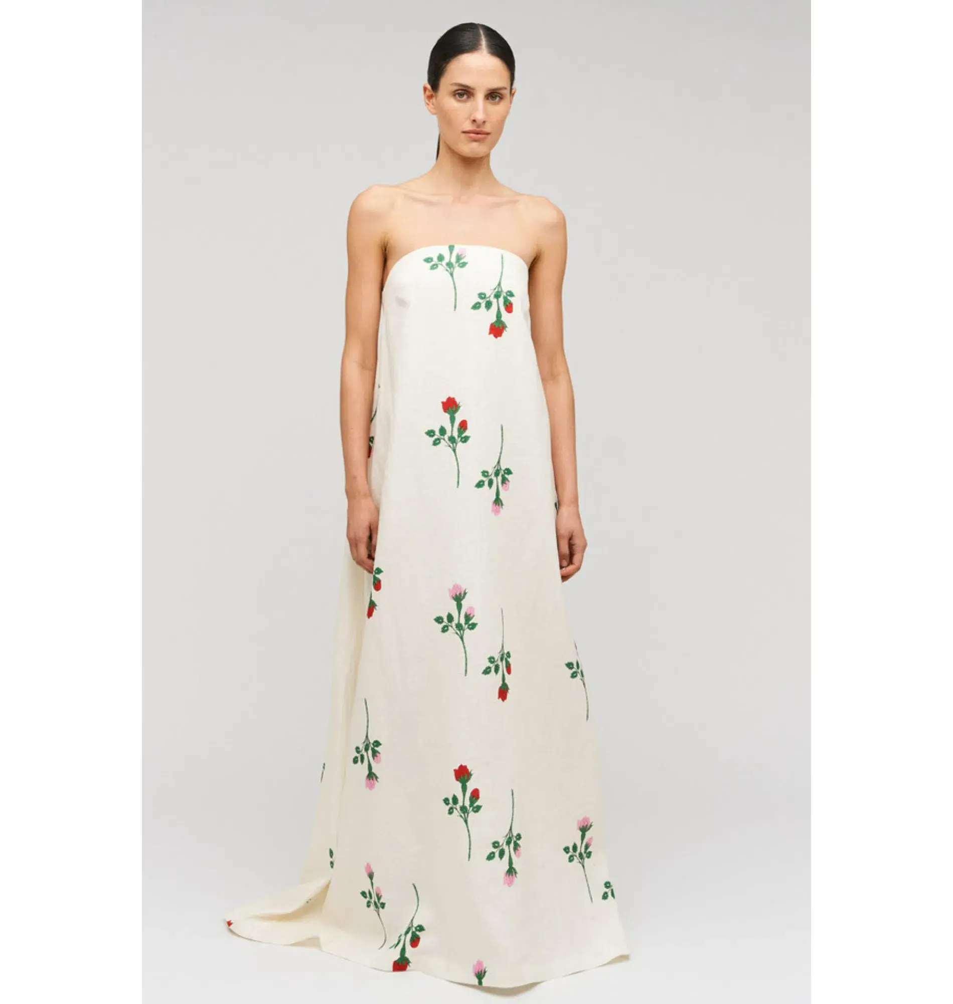 Oroton  Rosebud Gown in Antique White Size AU 12 Adrienne Cleary - Image 1