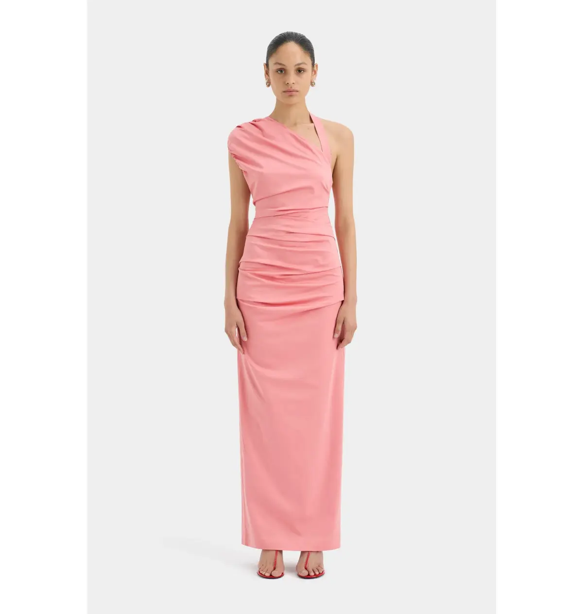 Sir the Label Giacomo Gathered Gown in Pink Size AU 8 - Image 1
