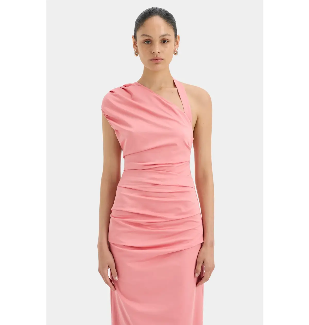Sir the Label Giacomo Gathered Gown in Pink Size AU 8 - Image 2