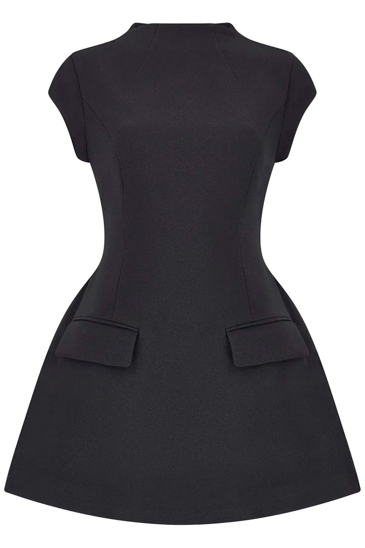 Odd Muse The Ultimate Muse Cap Sleeve Mini Dress Black Size AU 8 - Image 5