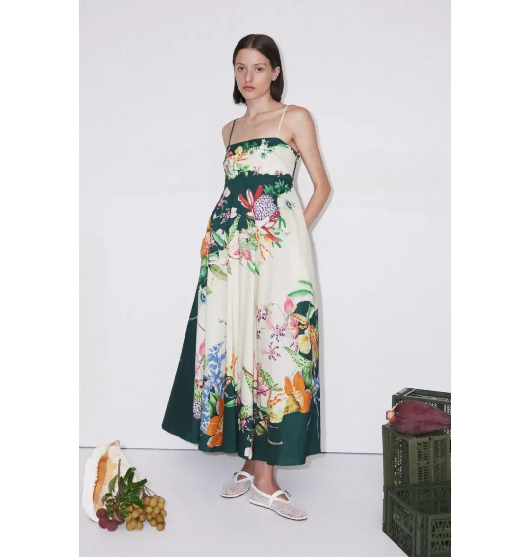 Alemais Aggie Sundress Multi Size AU 12 for rent on The Volte - main image