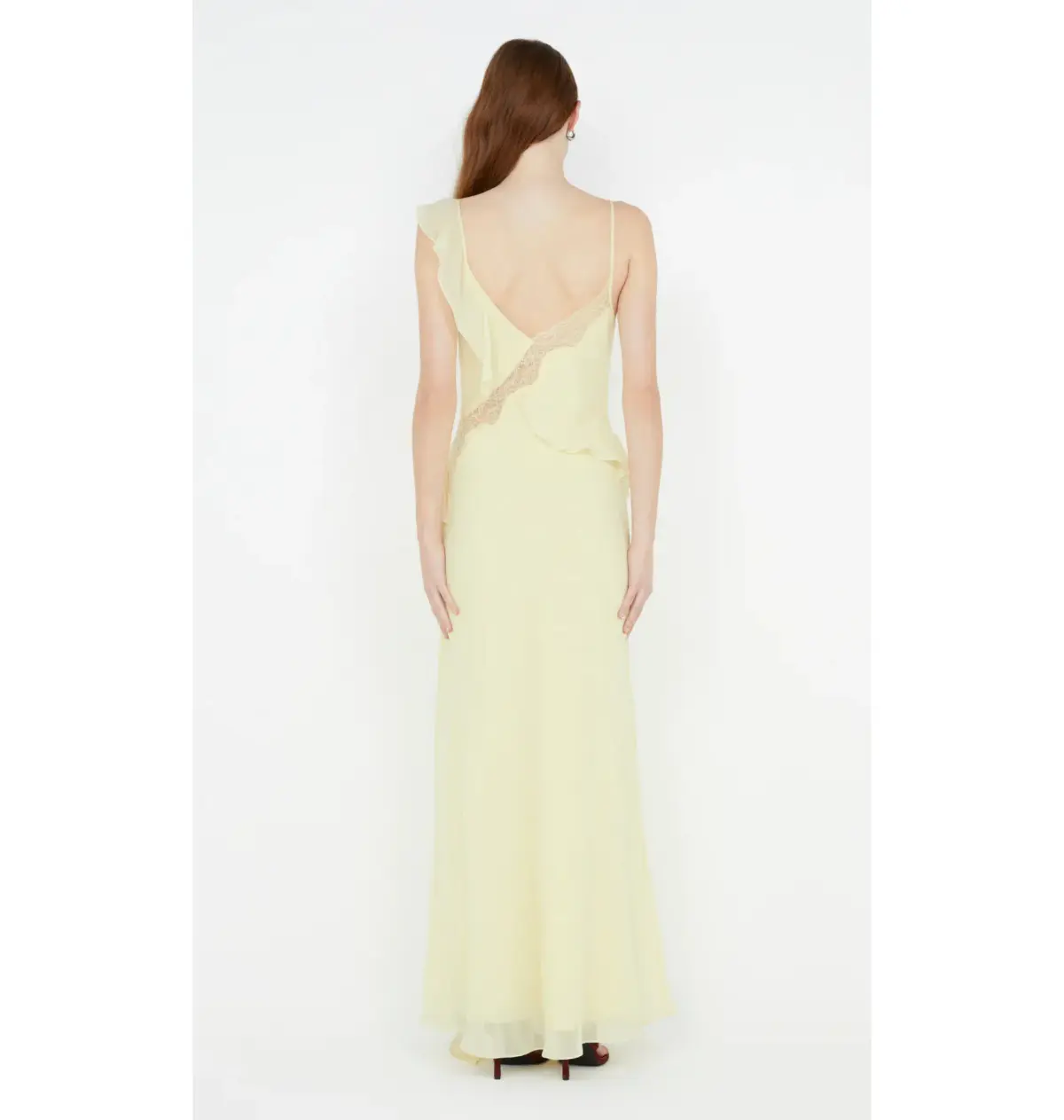  Bec & Bridge Knox Maxi Dress Icy Yellow Size AU 6 - Image 4