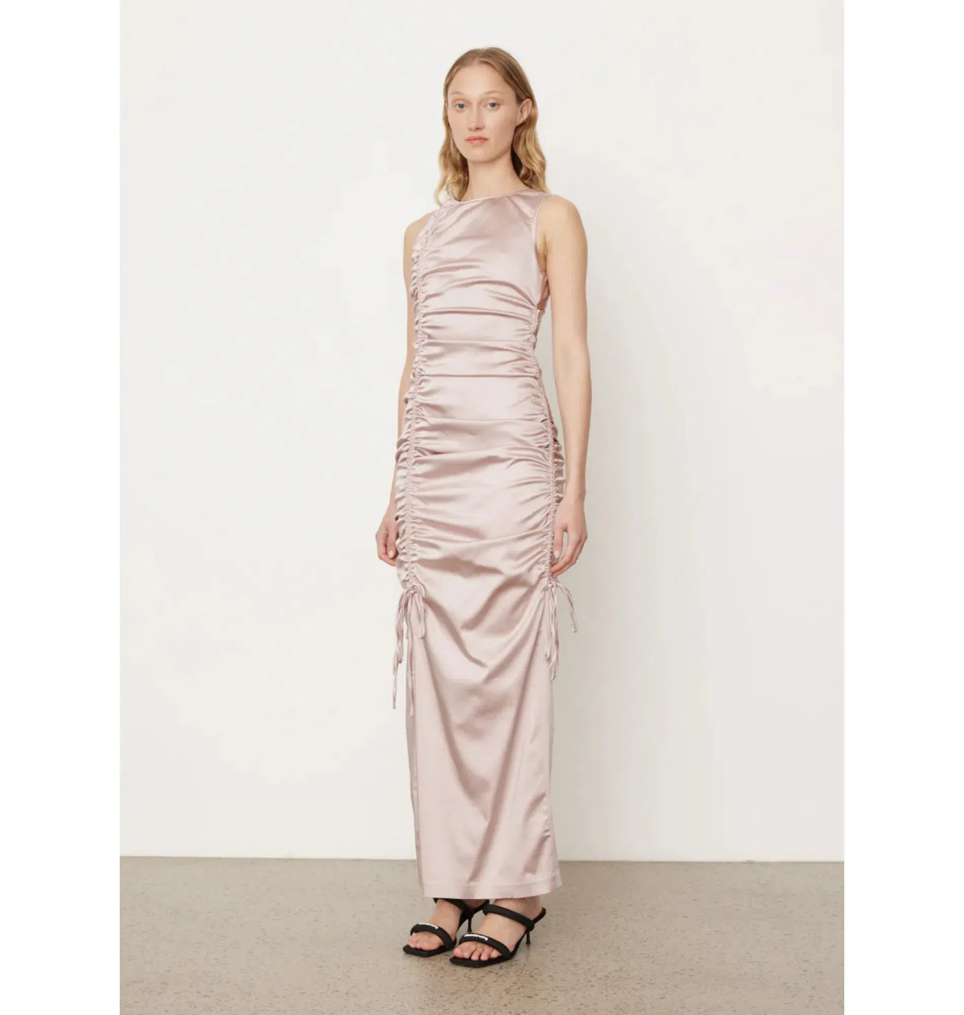 Wynn Hamlyn Nadine Dress Pink Size AU 8 - Image 3