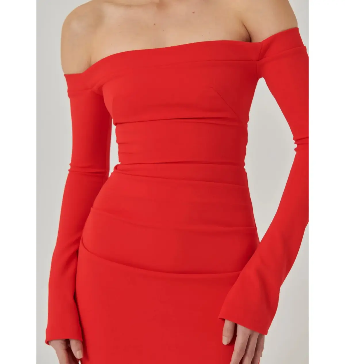Effie Kats Anita Gown in Cherry Red Size XS / AU 6 - Image 3
