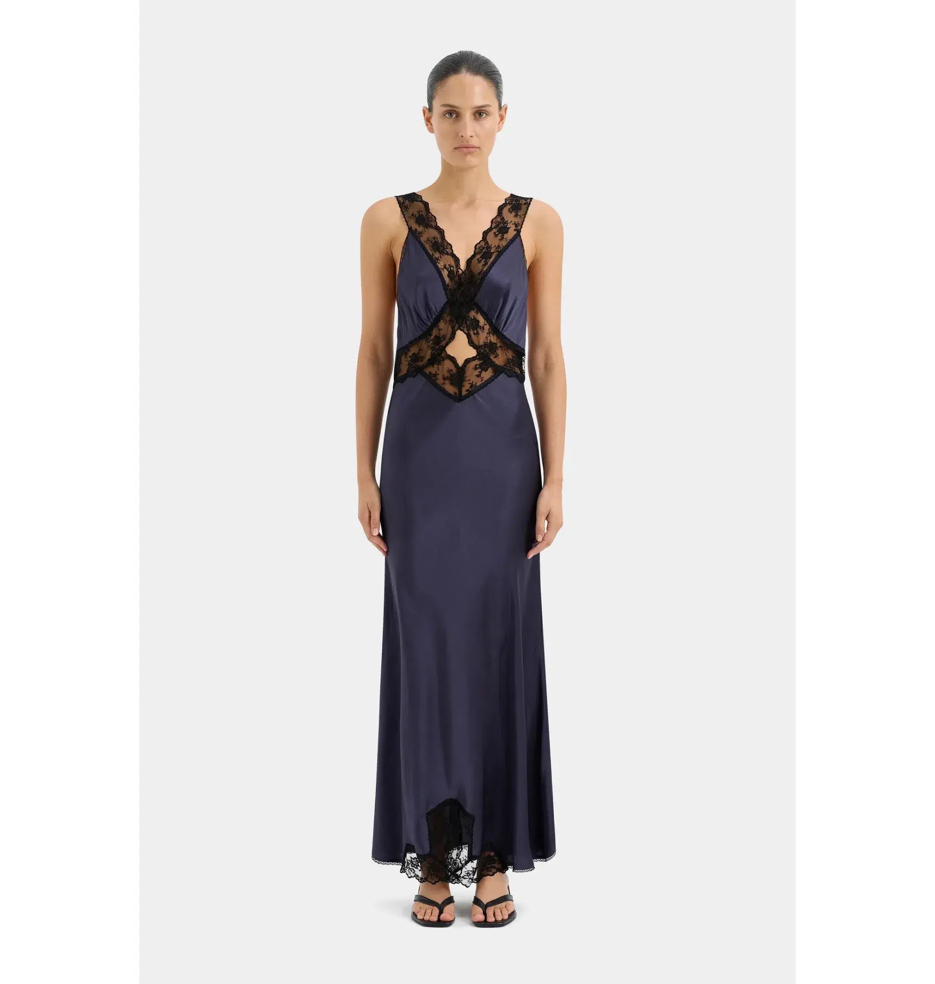 Sir the Label Aries Cut Down Gown Navy Size 3 / AU 12  - Image 1