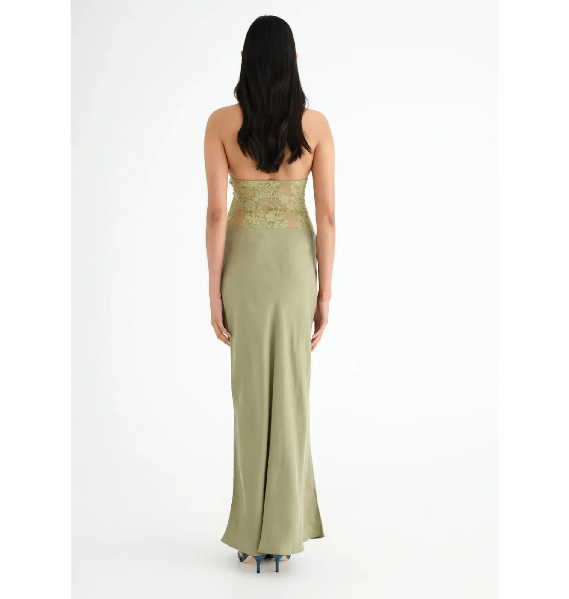 Benni Miko Maxi Dress Pear Size AU 8  - Image 4