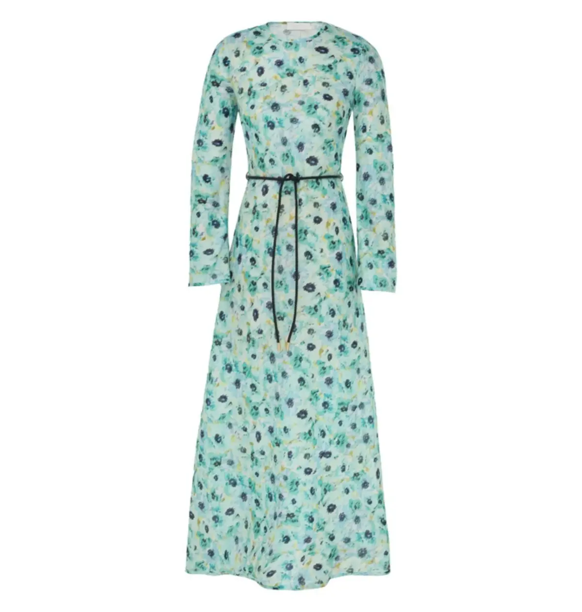 Zimmermann Lightburst Bias Long Dress in Aqua Floral Size 1 / AU 10 - Image 4