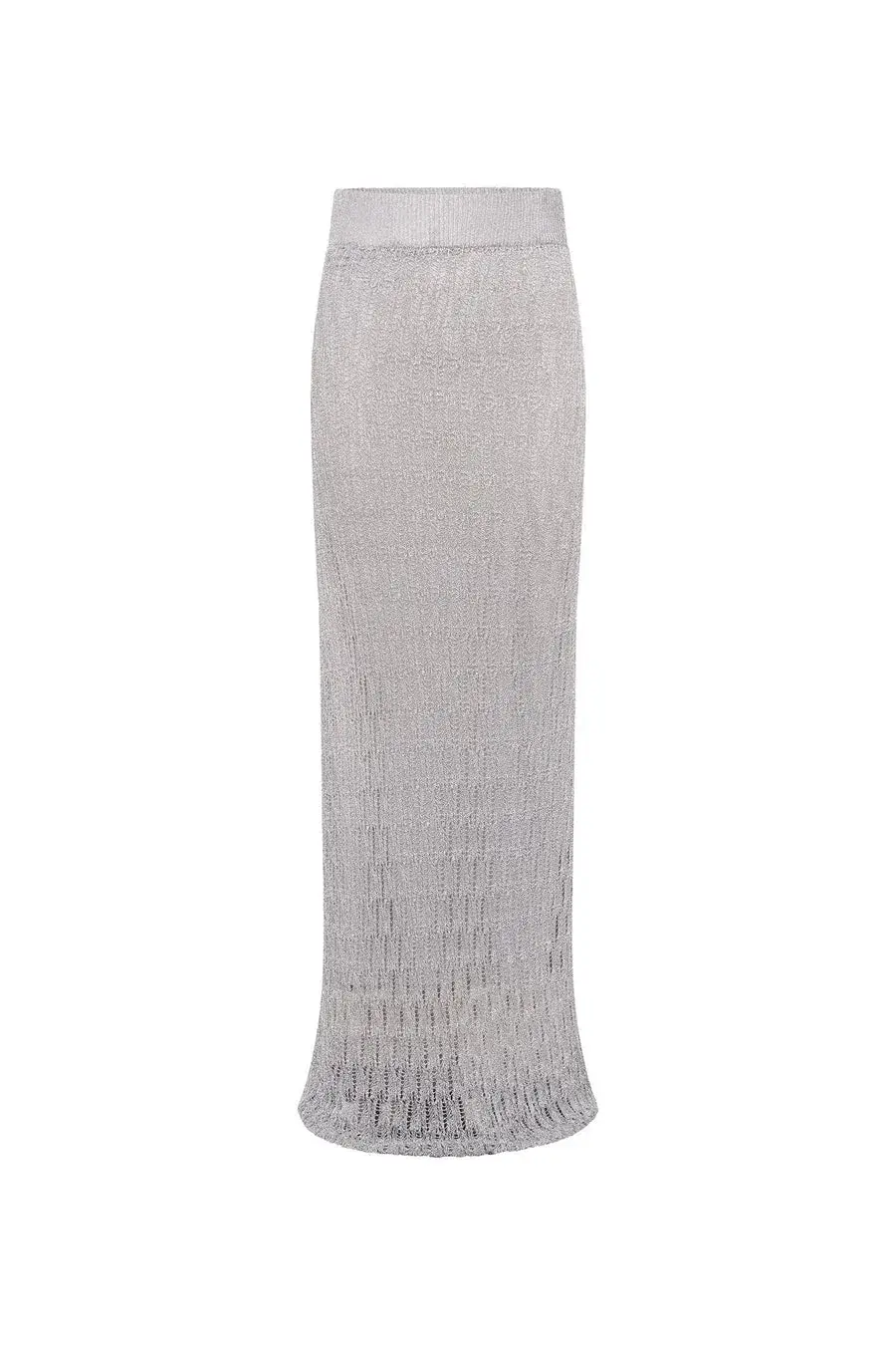 Camilla and Marc Jacque Knit Top and Skirt Set Silver Size L / AU 12 - Image 4