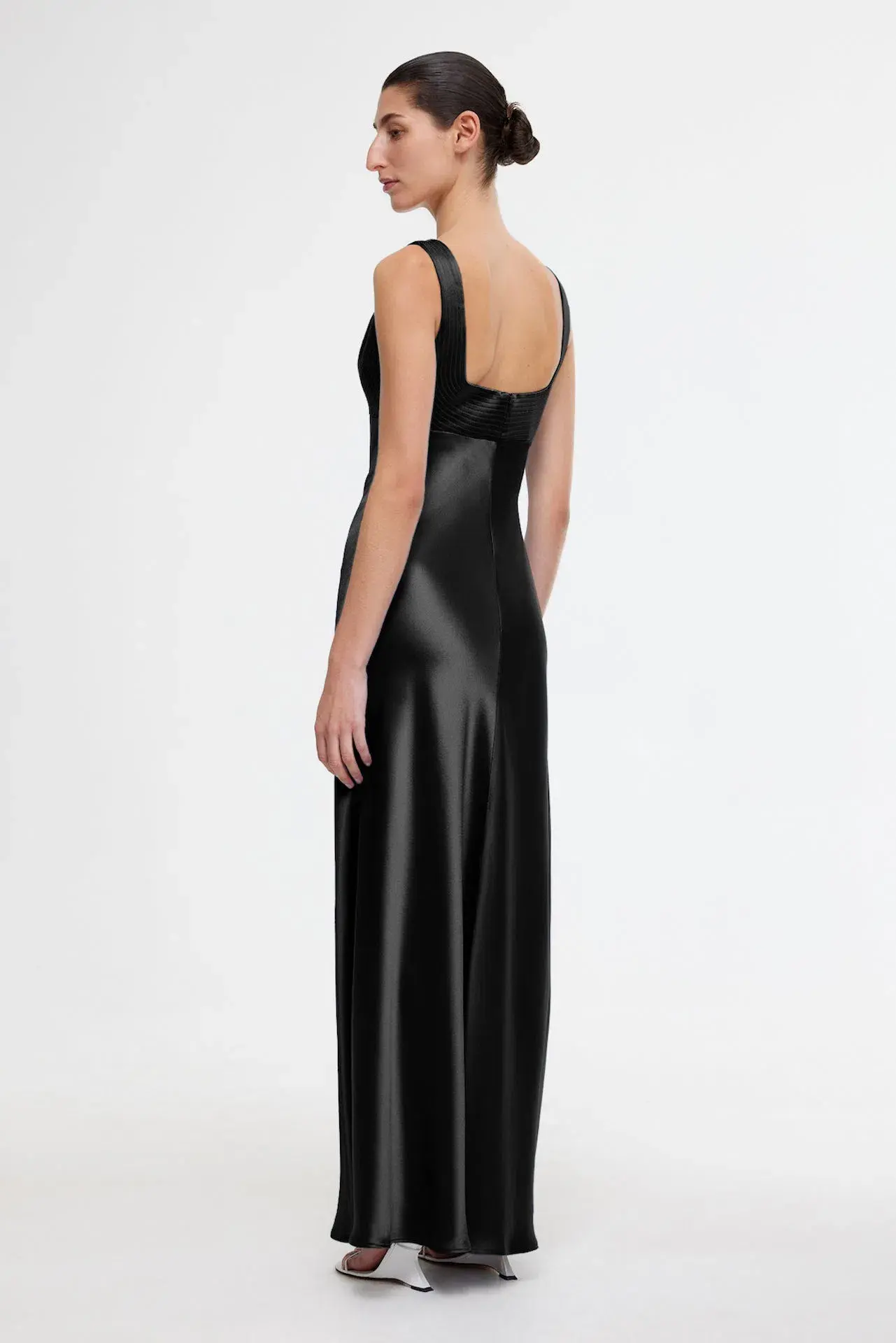 Acler Fagan Maxi Gown Black Size 8 - Image 3
