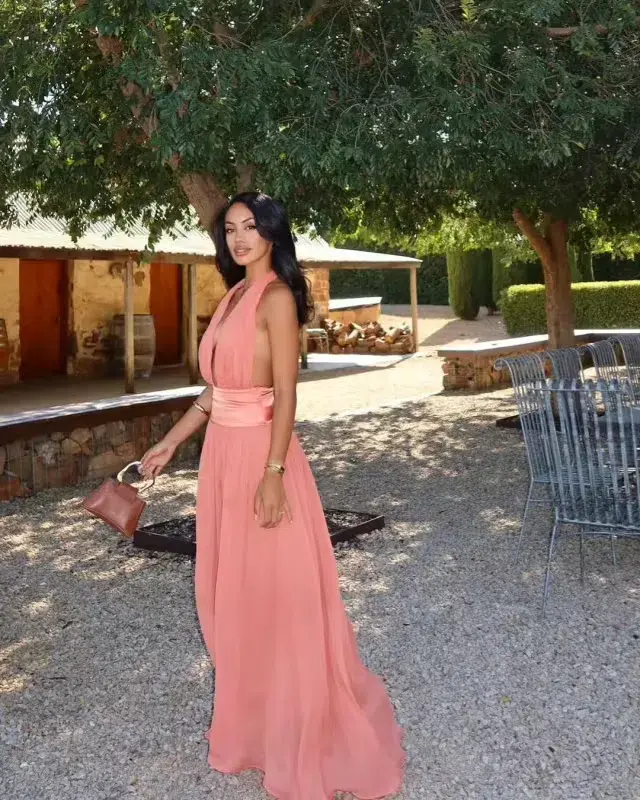 Arcina Ori Serena Dress Coral Size M / AU 10 - Image 5