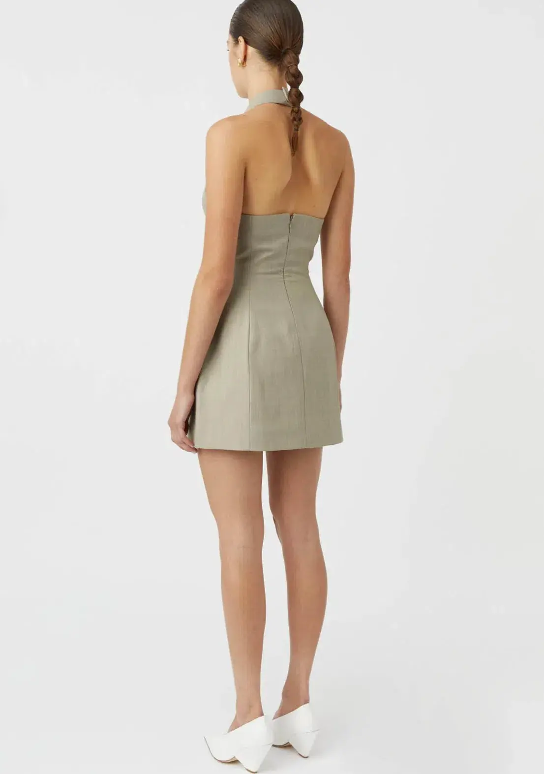 Camilla and Marc Pompidou Mini Dress Light Brown Size 10 - Image 6