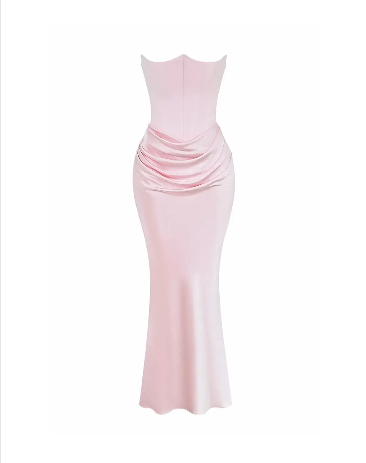 House of CB Persephone Strapless Corset Dress Rose Shadow Size XS / AU 6 - Image 13