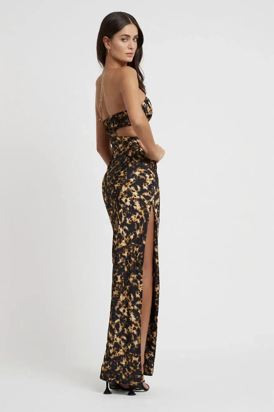 Lexi Talia Dress Honey Ink Print Size 8  - Image 3