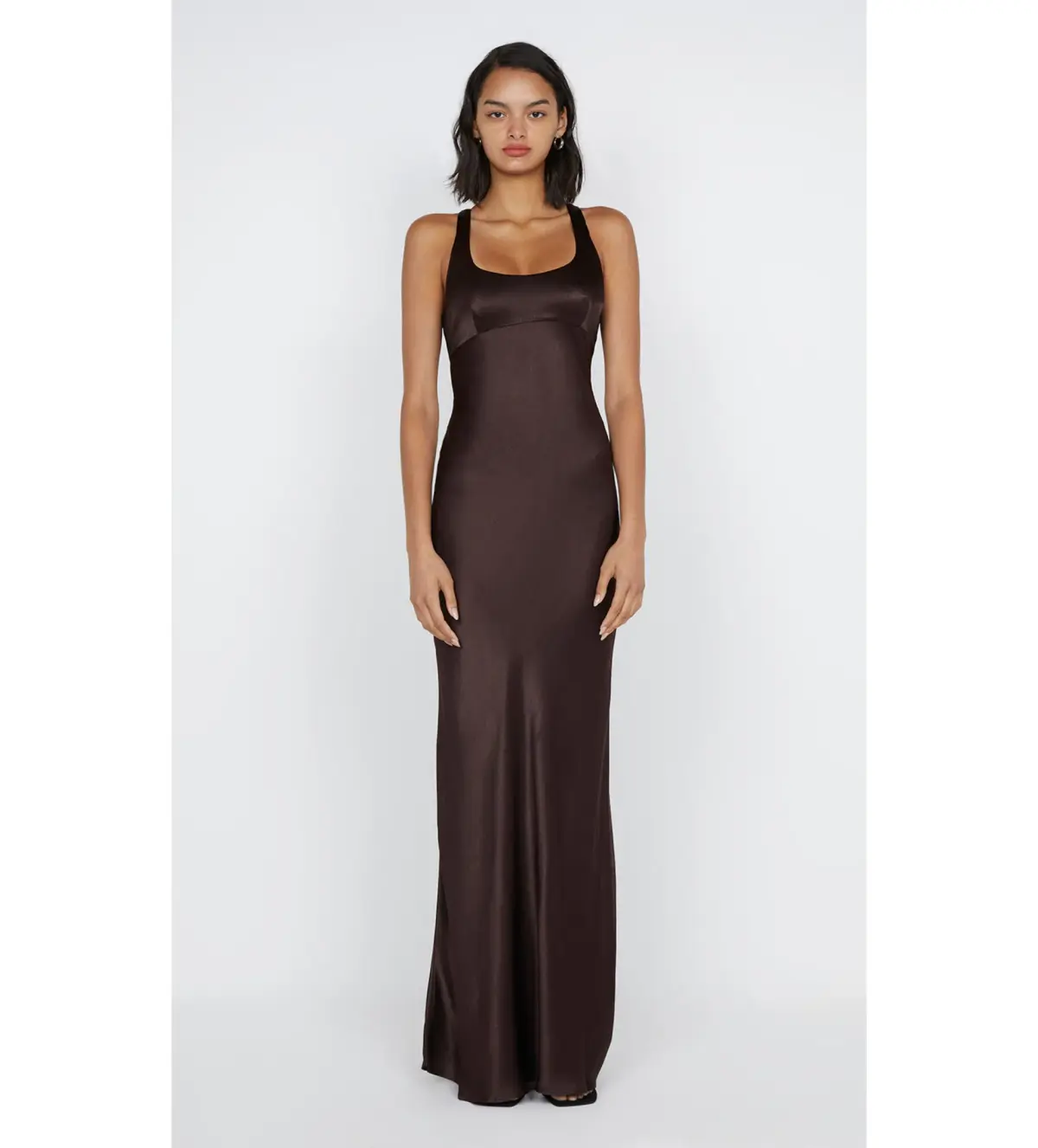 Bec & Bridge Maxina Crossover Dress Dark Chocolate Size 6  - Image 1
