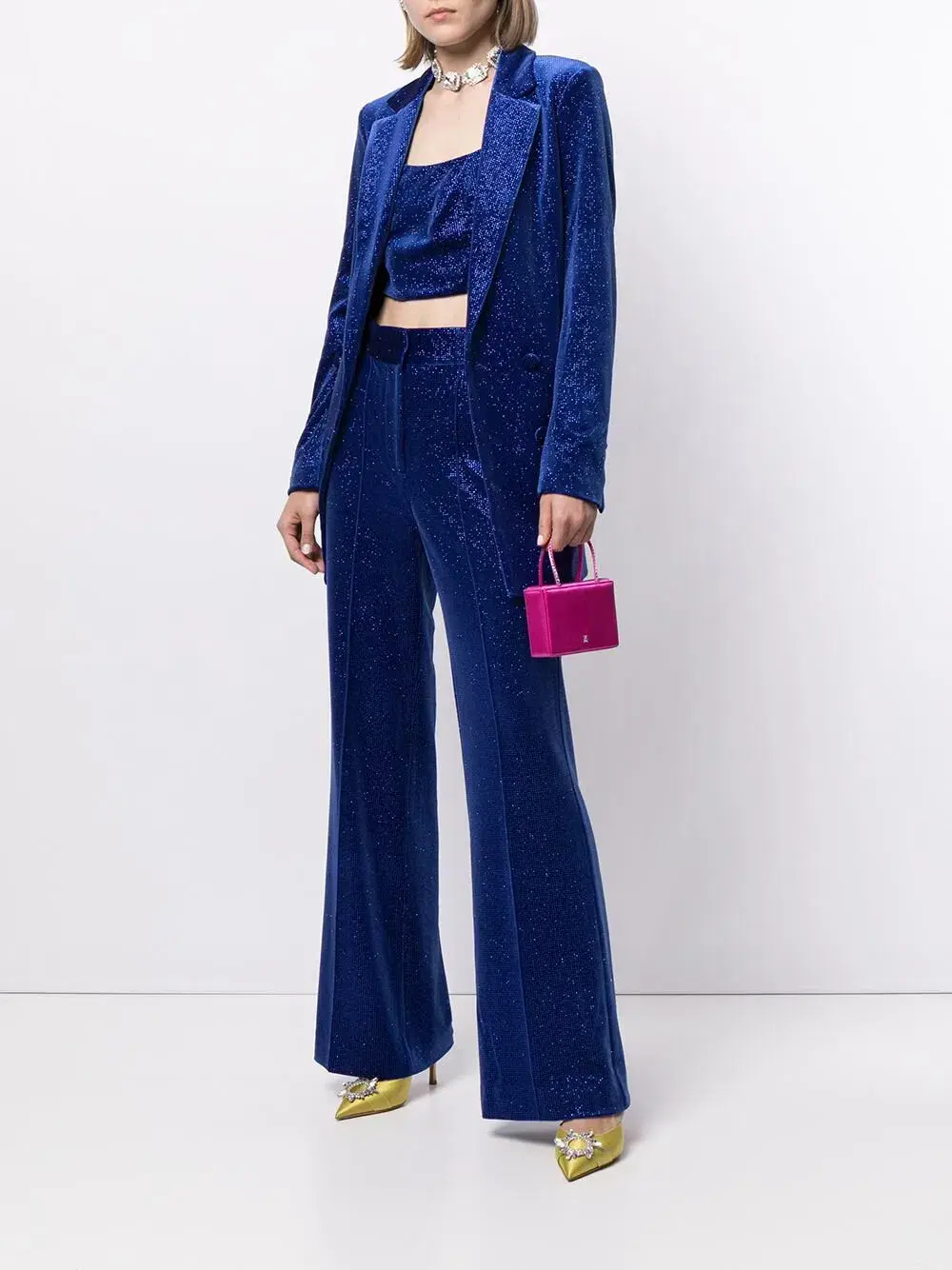 Alice McCall Midnight Magic Three-Piece Suit Mazarine Blue Size 6 - Image 1