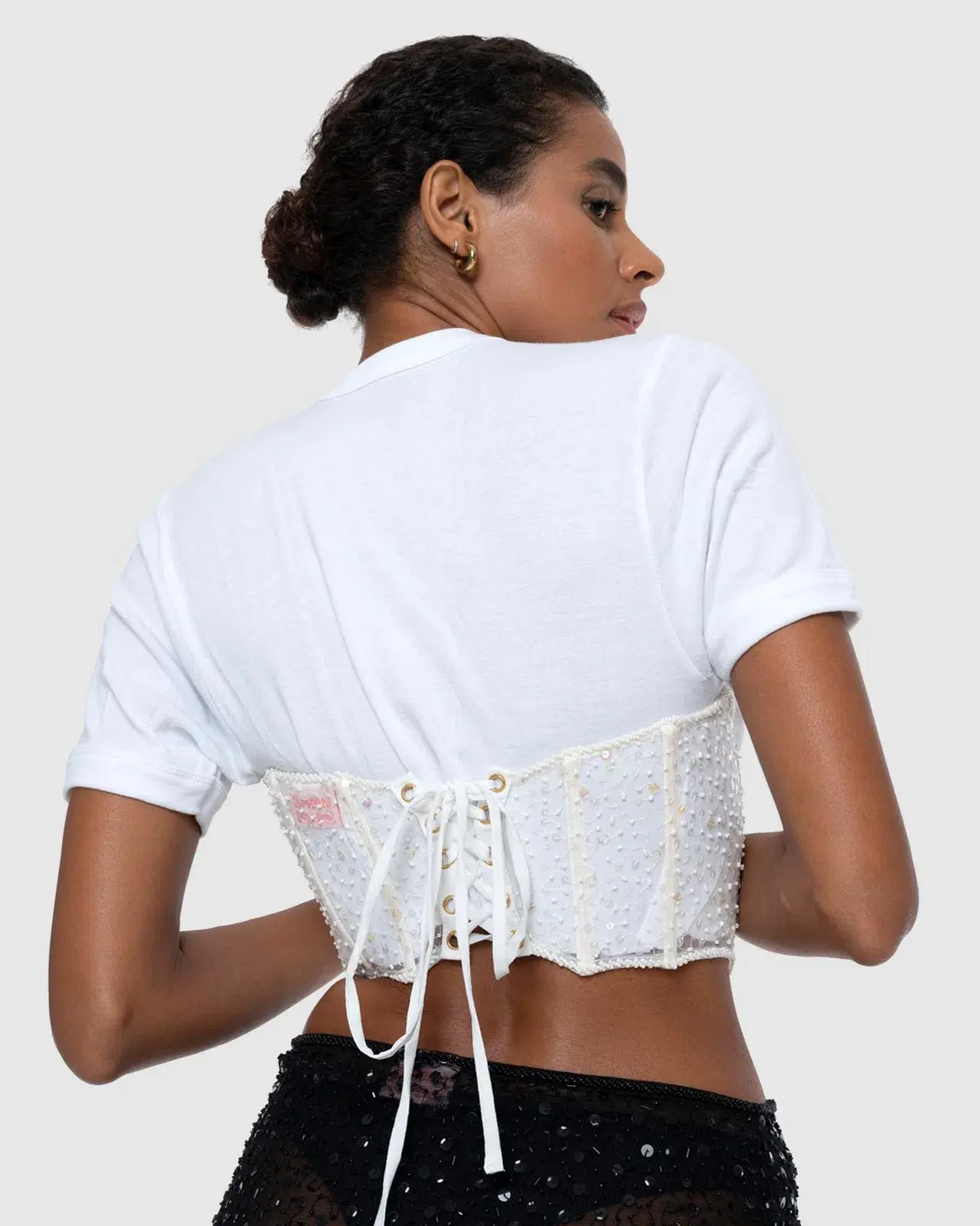 Dyspnea TaTa Bodice in Bone Size 8/S  - Image 2