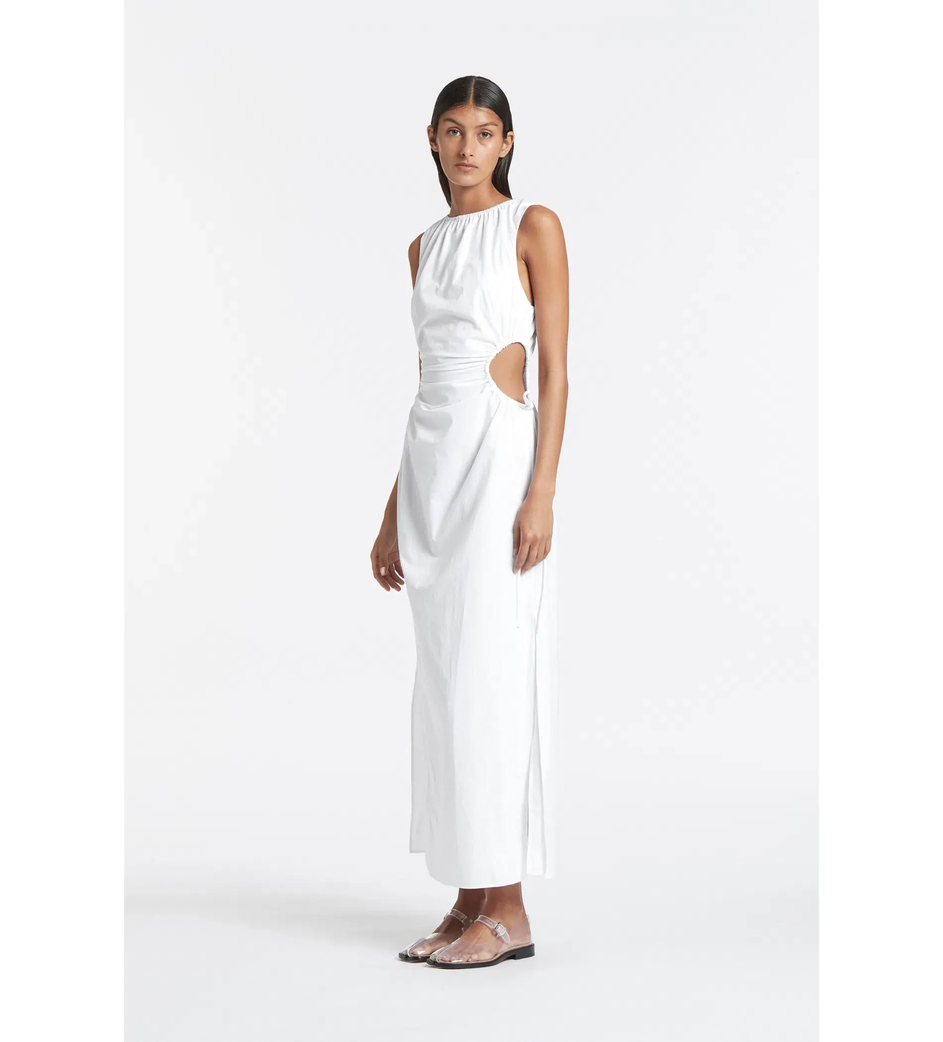 Sir the Label Cut Out Dress White  Size 8 - Image 1