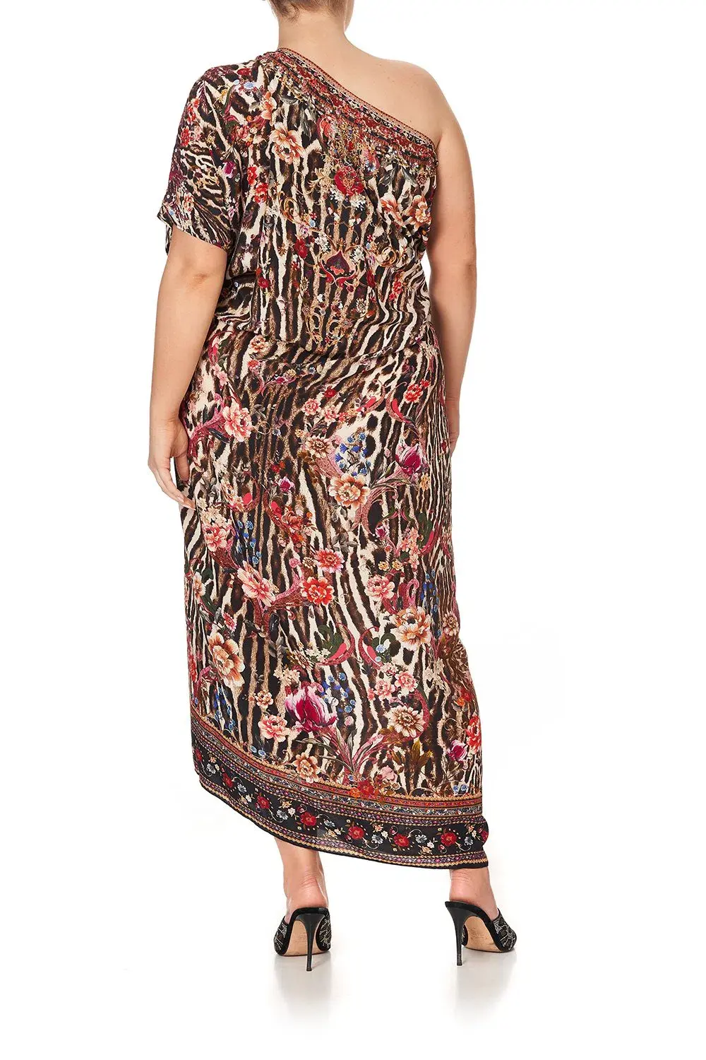 Camilla Liv A Little Silk Round Neck Kaftan Print One Size  - Image 6