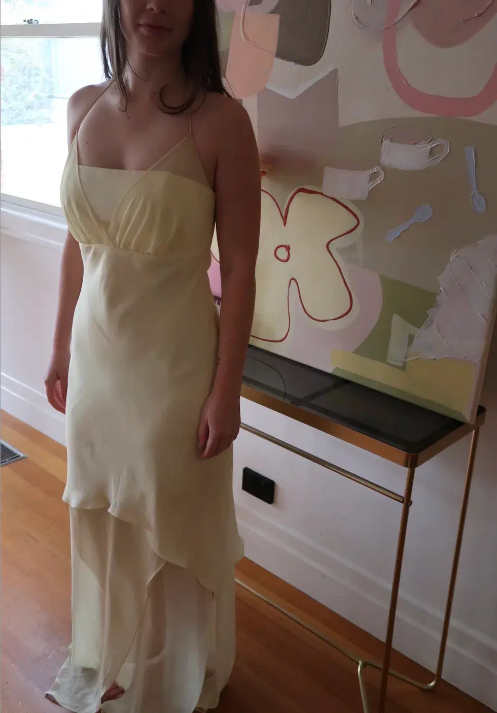 Studibaker The Lemon Midi Dress Yellow Size 8 - Image 1