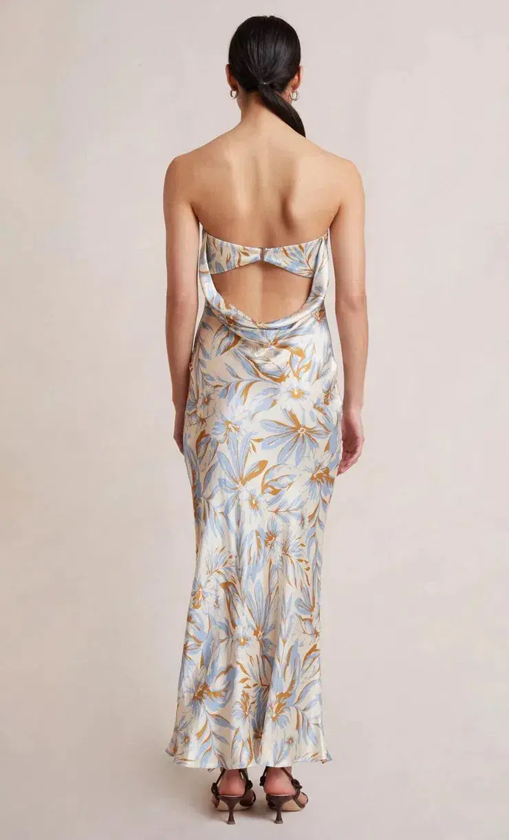 Bec & Bridge Stella Moon Dance Strapless Dress Floral Size 8 - Image 2