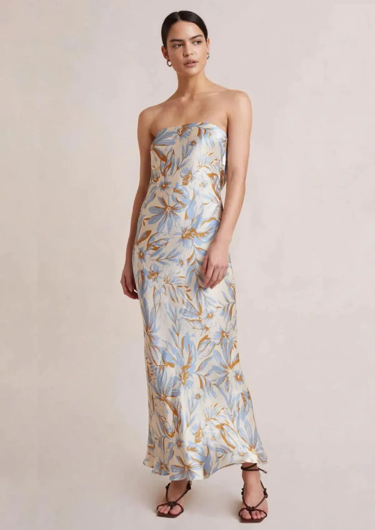 Bec & Bridge Stella Moon Dance Strapless Dress Floral Size 8 - Image 1