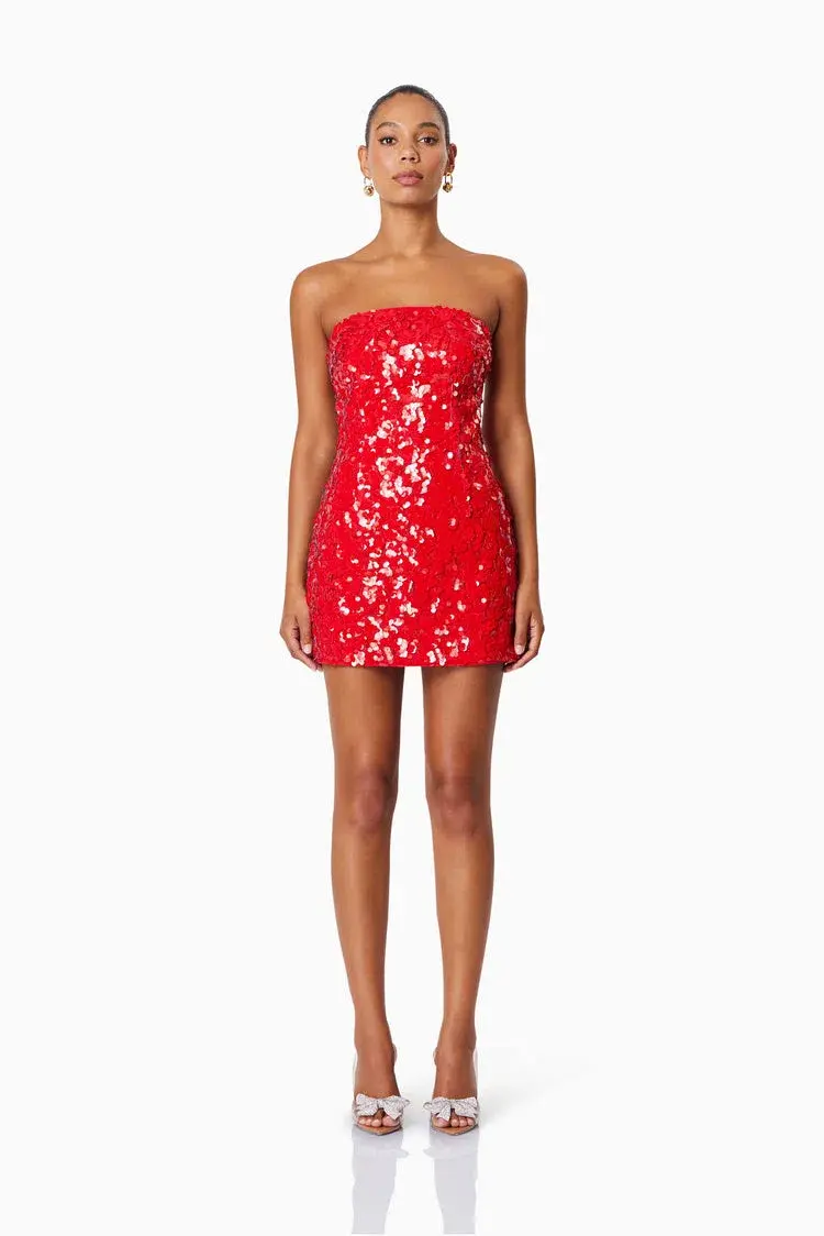 OMR x Elliatt Emma Party Mini Dress Red Size 12 - Image 2