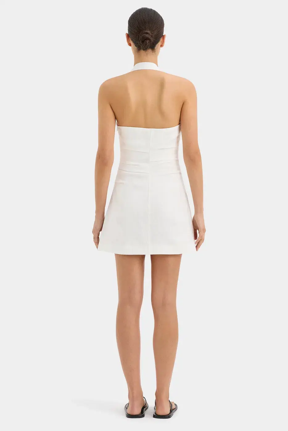 Sir The Label Noemi Halter Mini Dress Ivory Size 6 - Image 2