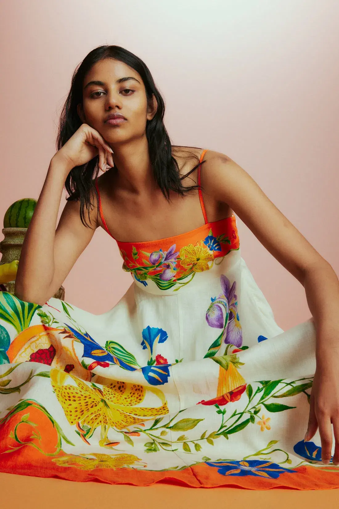 Alemais Flores Sundress Multi Size 16 - Image 2