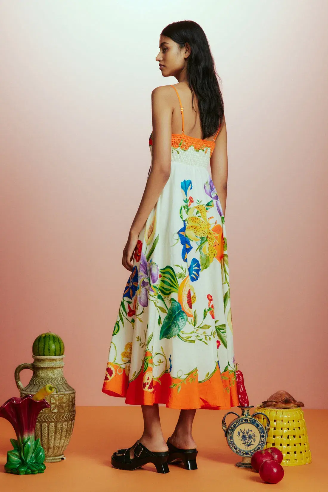 Alemais Flores Sundress Multi Size 16 - Image 3