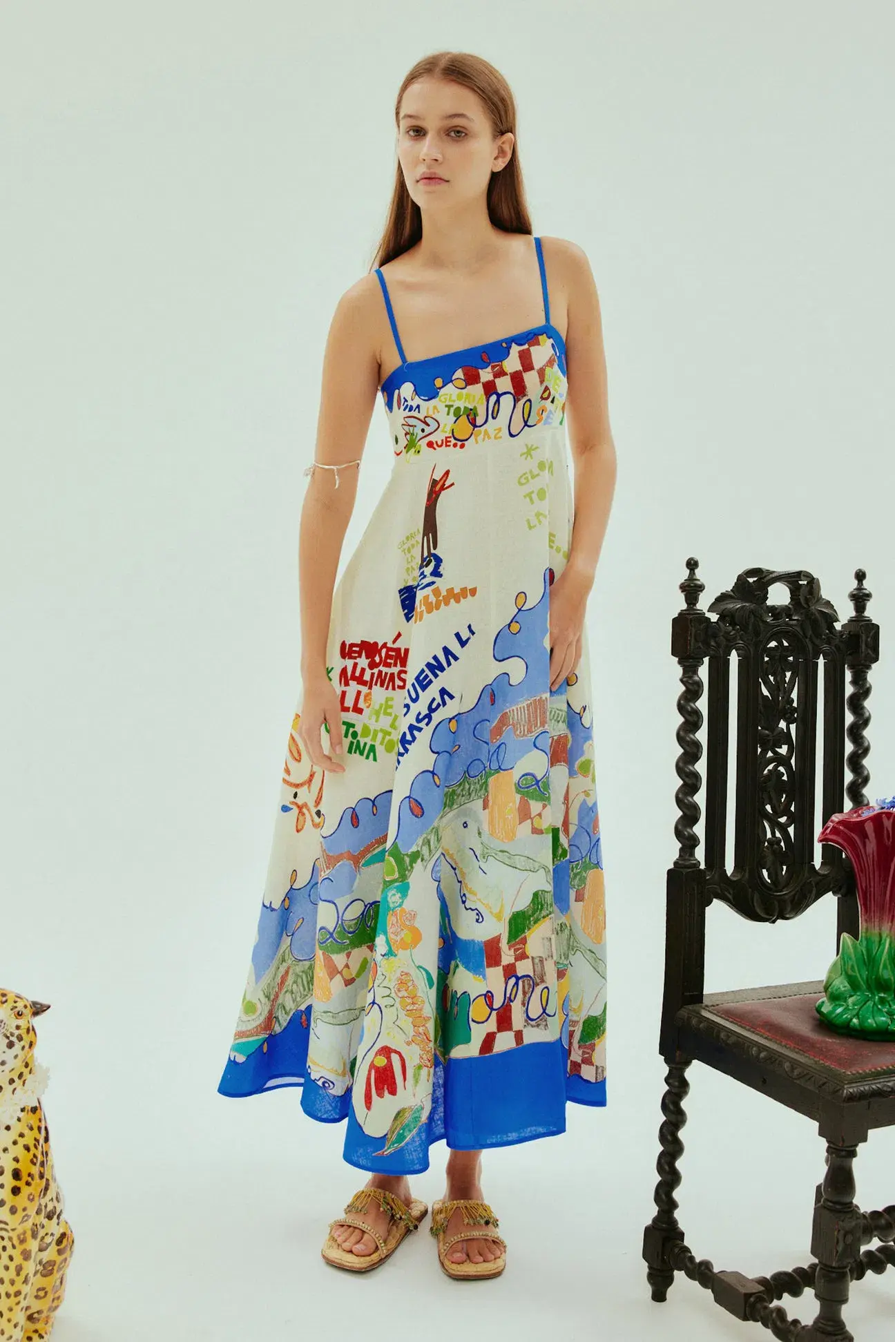 Alemais Nadia Sundress Multi Size 16 - Image 1