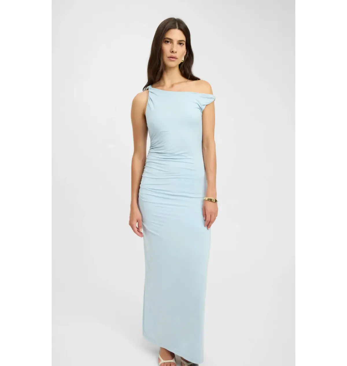 Kookai Milly Maxi Dress in Ice Blue Size AU 8 - Image 2