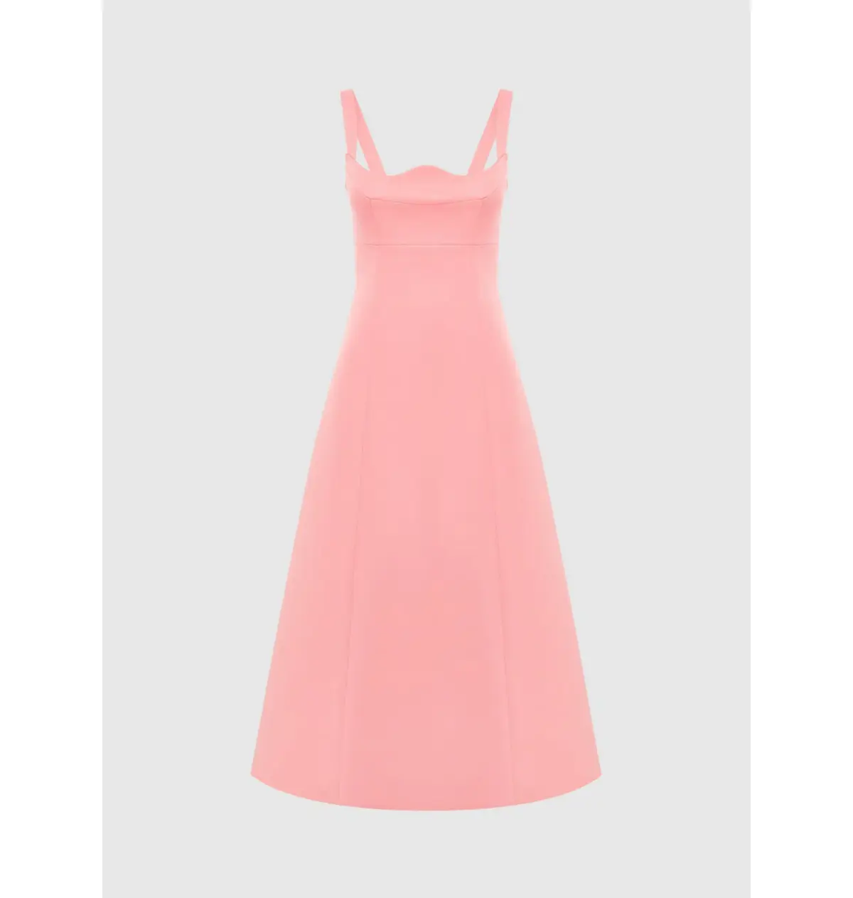Leo Lin Odette Midi Dress in Strawberry Pink Size AU 6 - Image 4