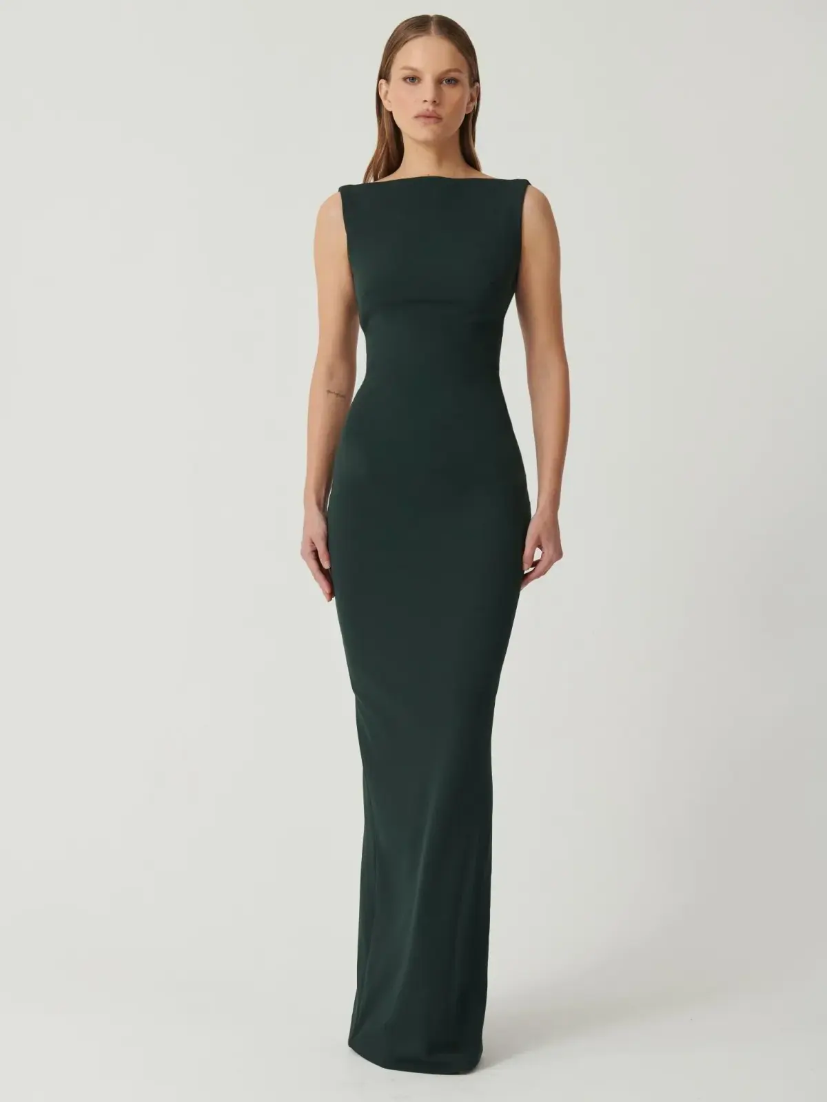 Effie Kats Verona Gown Sacremento Green Size S / AU 8 - Image 1