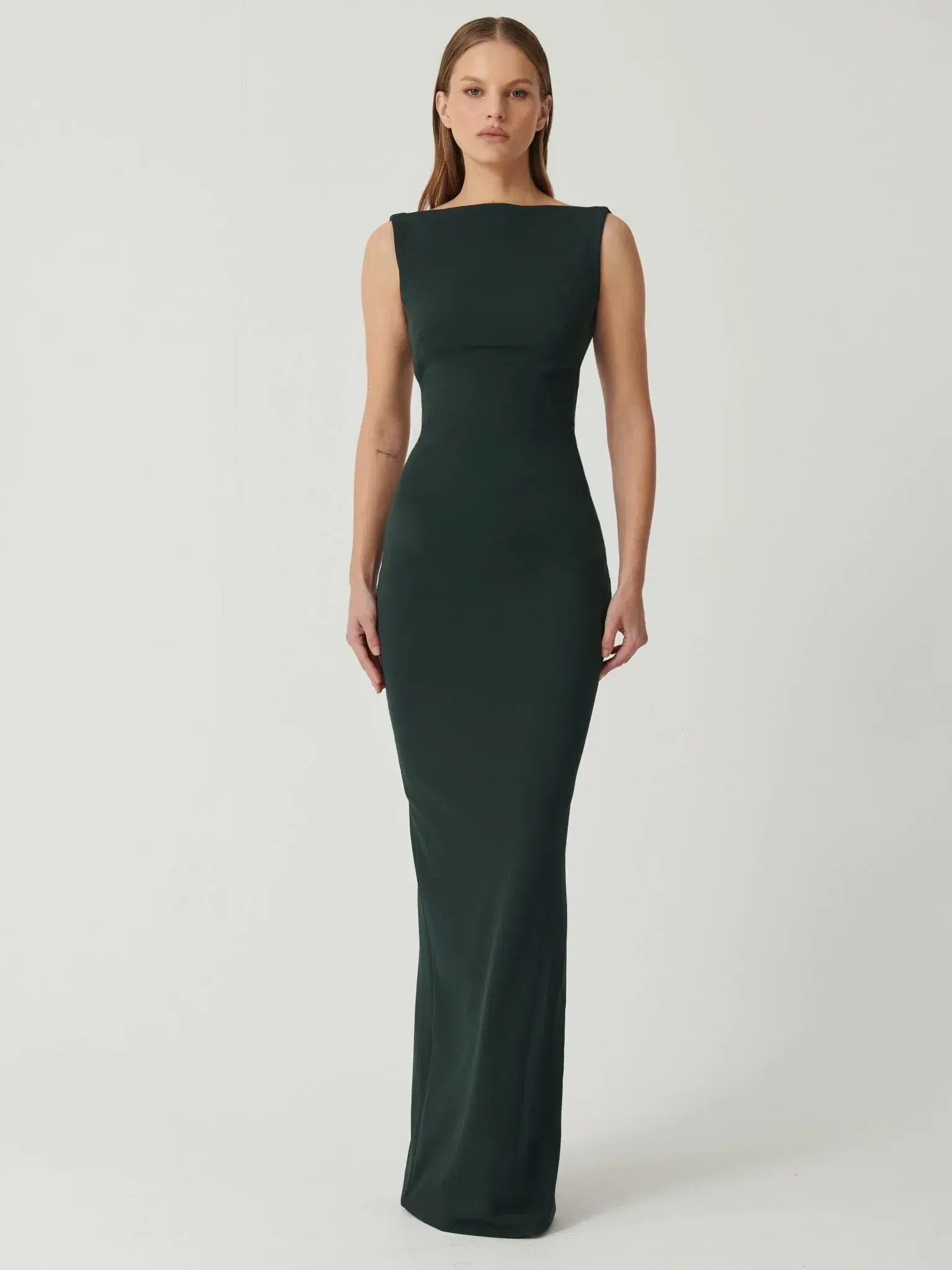 Effie Kats Verona Gown Sacremento Green Size S / AU 8 - Image 1