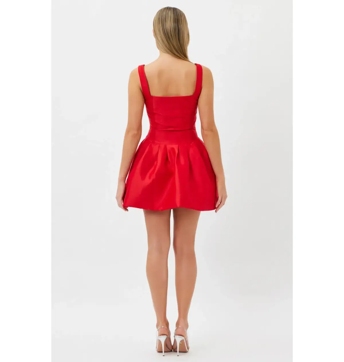 Bianca & Bridgett Alba Mini Dress Red Size AU 10 - Image 4