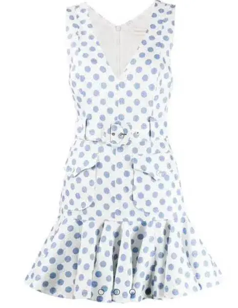 Zimmermann Super Eight Safari Mini Dress Polka Dots Size 1 / AU 10 for rent on The Volte - main image