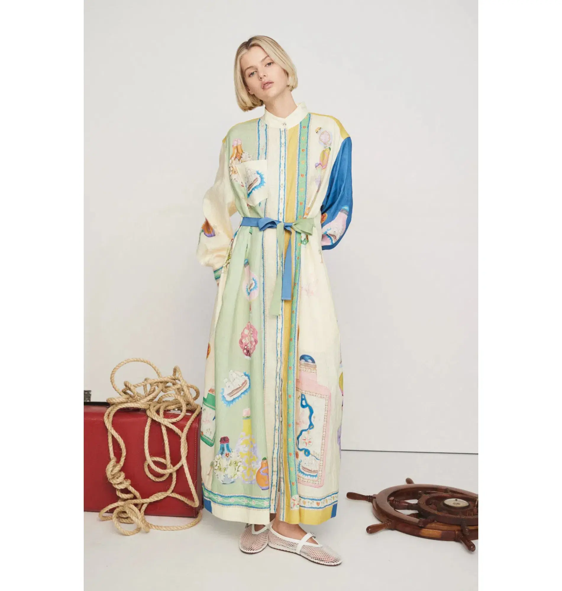 Alemais Elixer Maxi Dress Multi Size AU 8 - Image 1