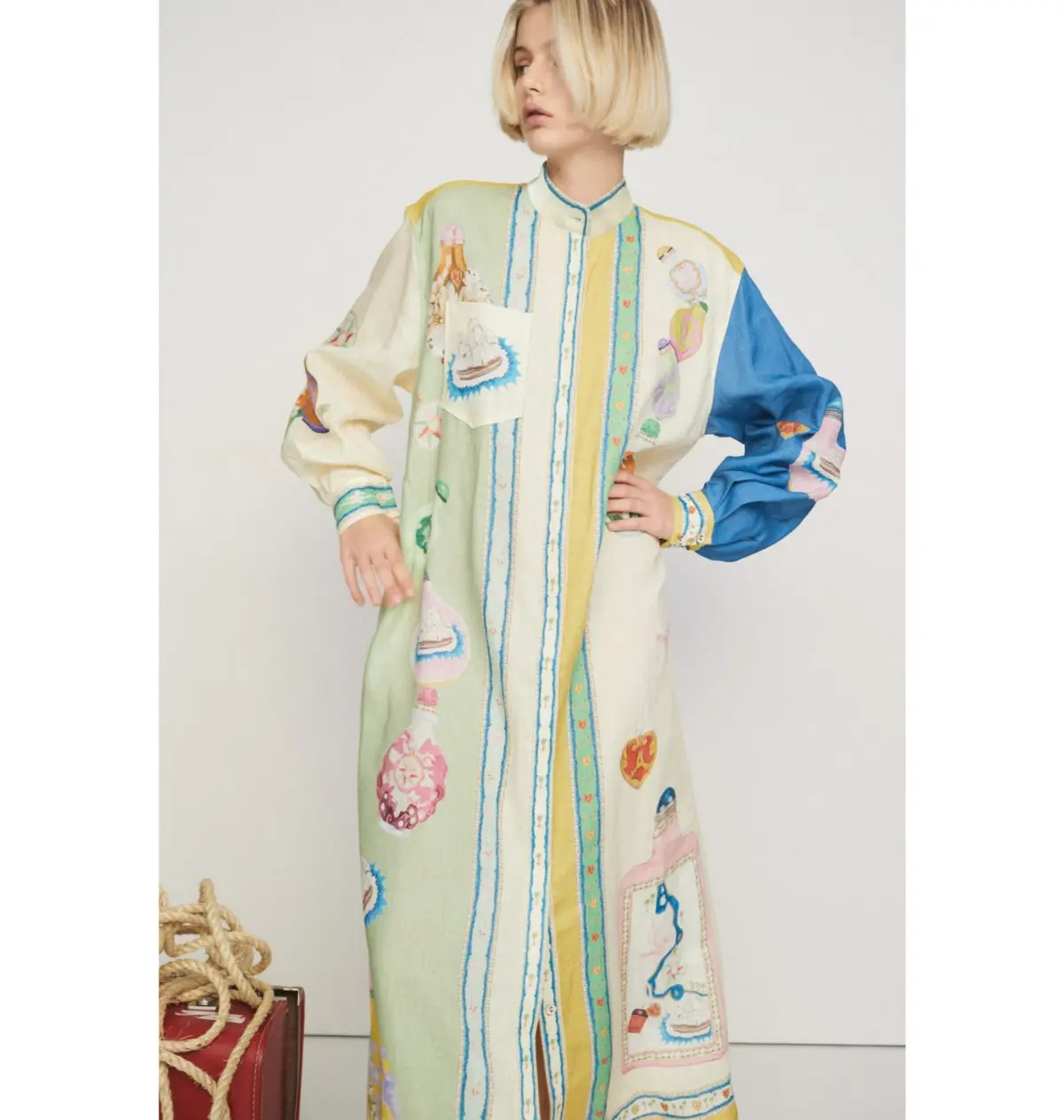 Alemais Elixer Maxi Dress Multi Size AU 8 - Image 2