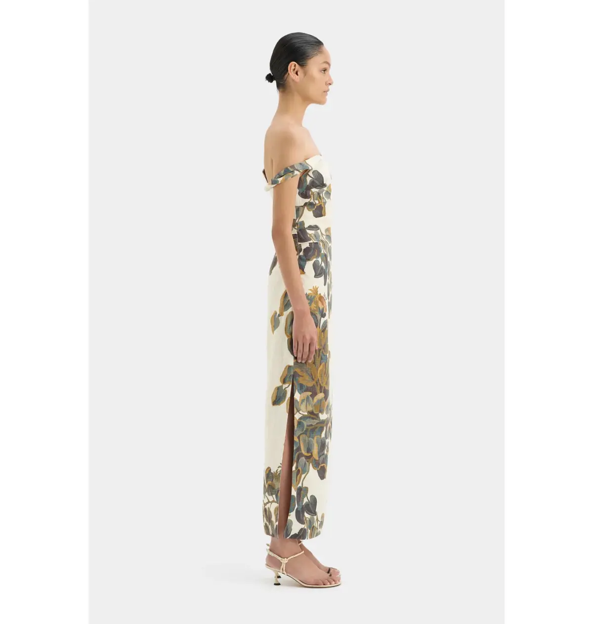 Sir the Label Evalita Twist Midi Dress Pine Valley Size 0 / AU 6 - Image 3