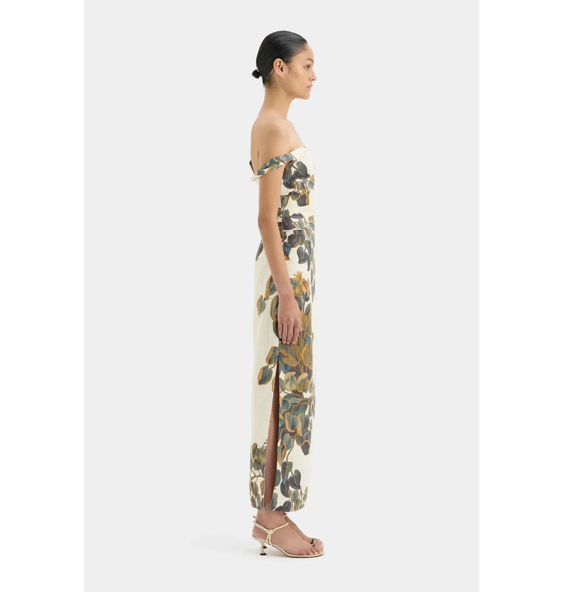 Sir the Label Evalita Twist Midi Dress Pine Valley Size 0 / AU 6 - Image 3