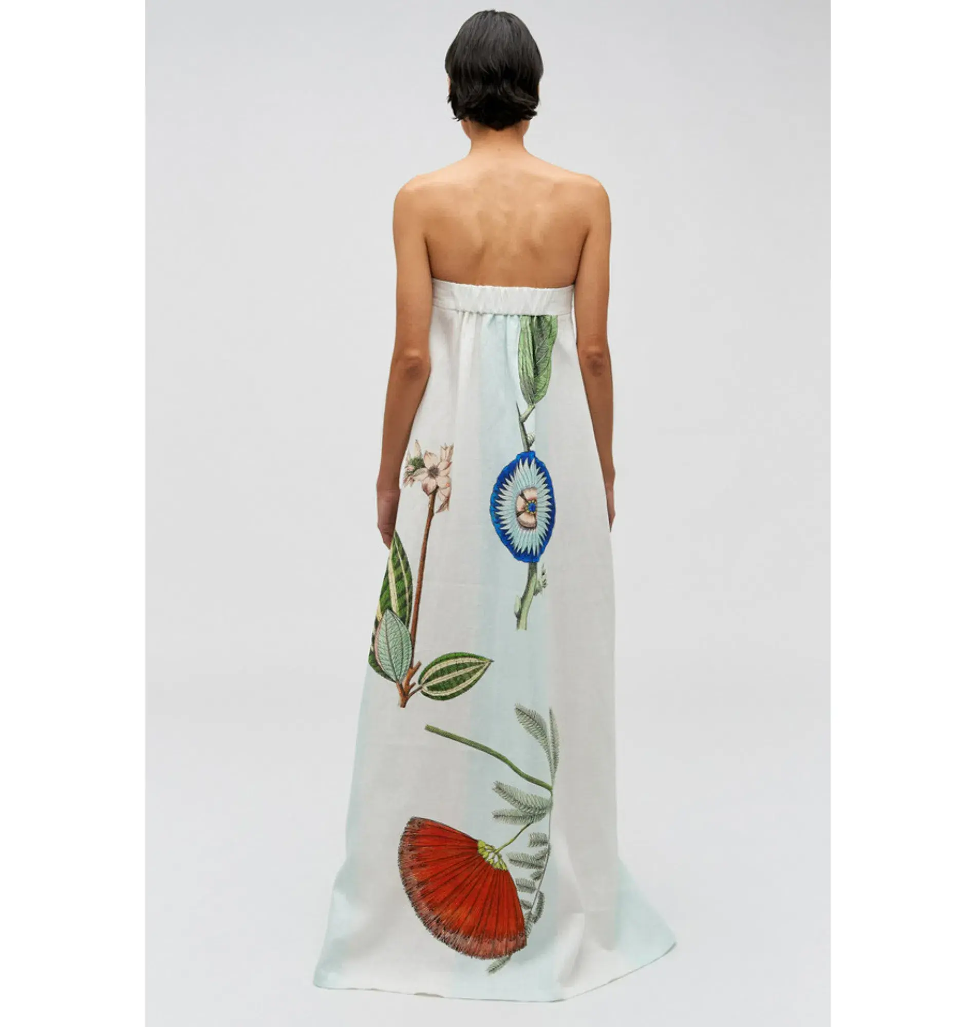 Oroton Grand Floral Gown Multi Size AU 10 - Image 2