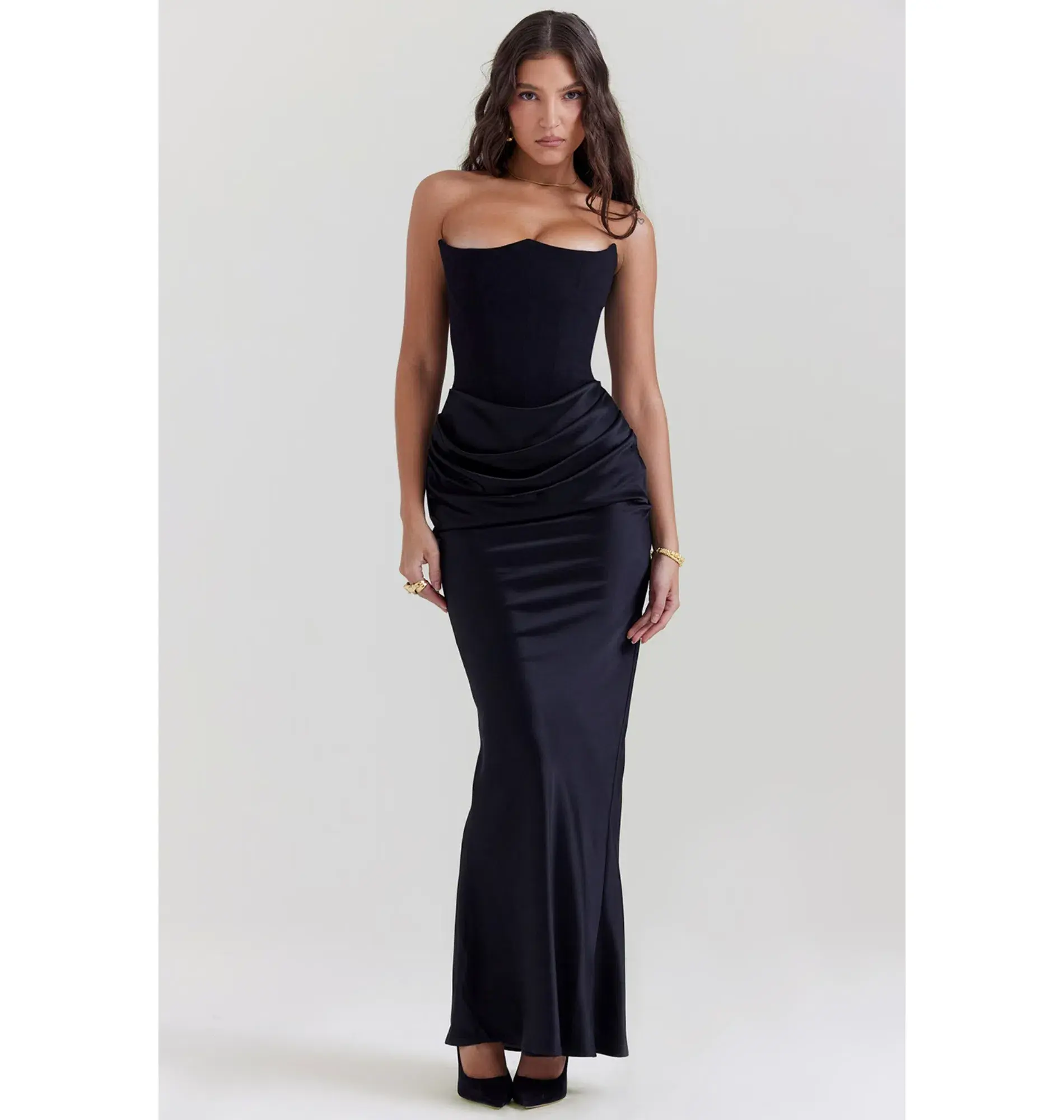 House Of CB Persephone Dress Black Size XS / AU 6 - Image 1