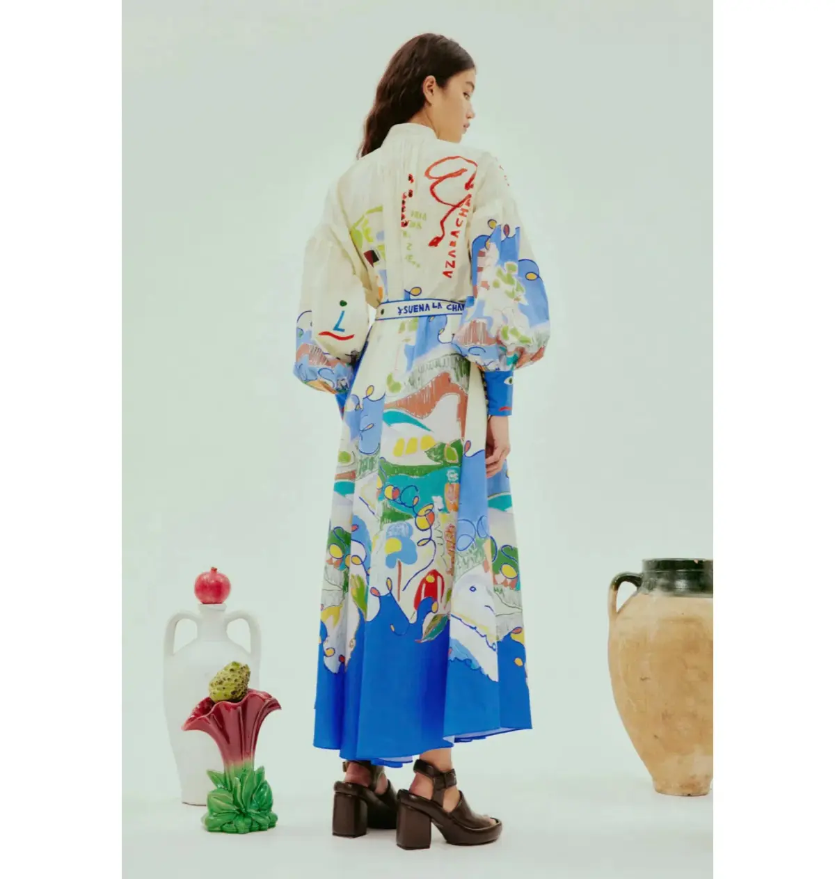 Alemais Nadia Shirtdress Multi Size AU 14 - Image 3