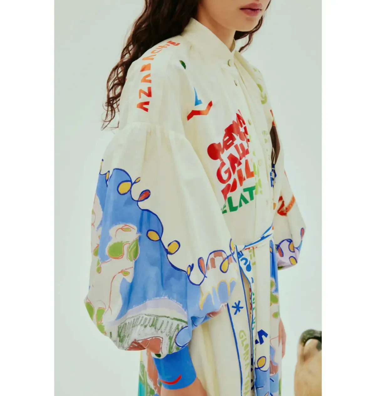 Alemais Nadia Shirtdress Multi Size AU 14 - Image 4