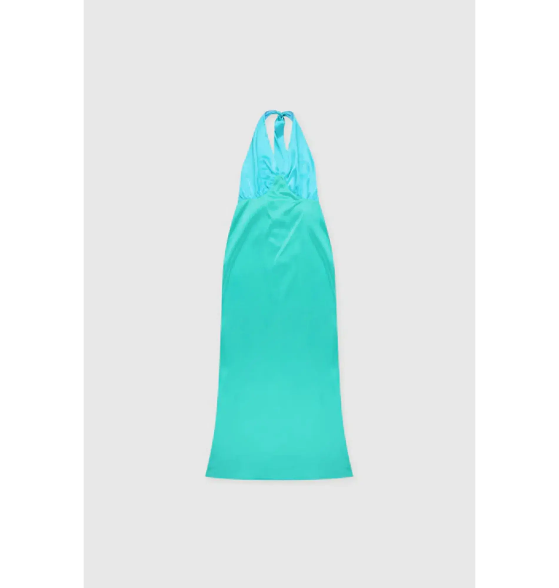 The Wolf Gang Oahu Slip Dress In Aquamarine Size AU 10 - Image 5