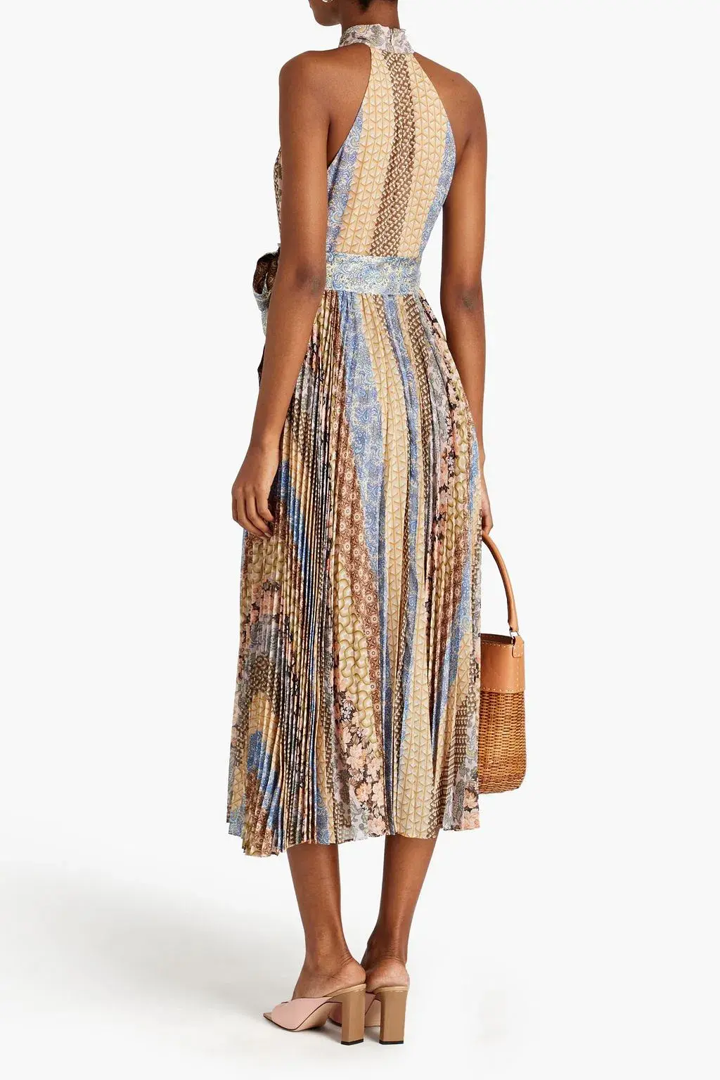 Zimmermann The Zimmerman Sunray Picnic Dress in Tiled Stripe  Size 3/AU 14 - Image 2