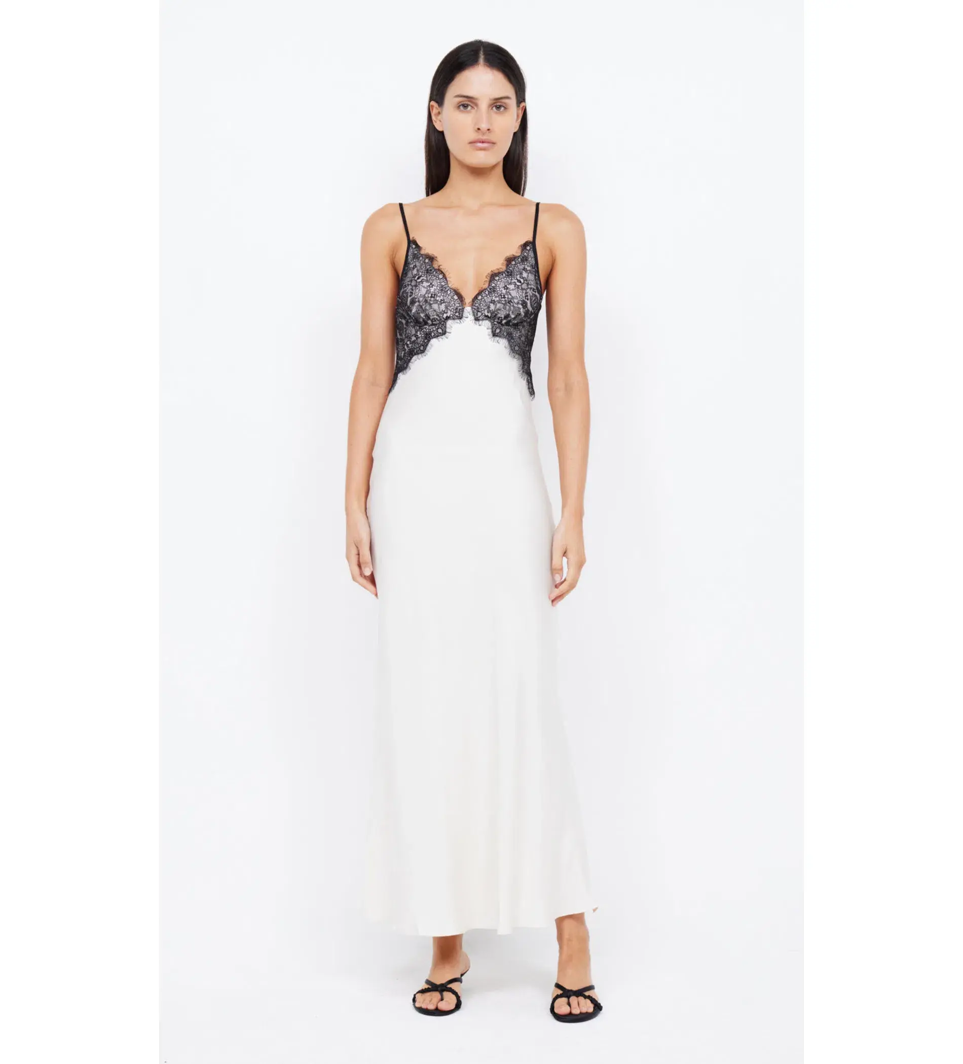 Bec And Bridge Emery Lace Maxi Dress In Ivory Size 14 - Image 3